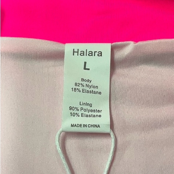 NWT Halara Pink High-Waisted Bikini Bottom - Picture 3 of 3